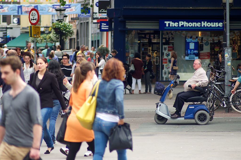 Waarom is een scootmobiel geen fiets?
